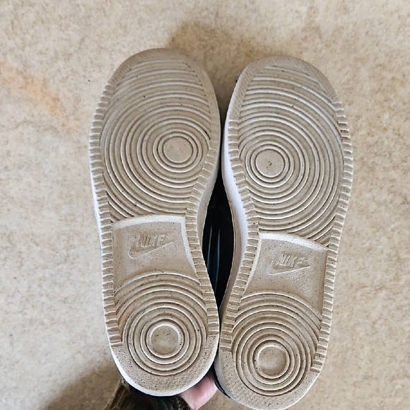 Nike Court Vision Men's Black Sneakers with Blue Accents 9 - Picture 8 of 13